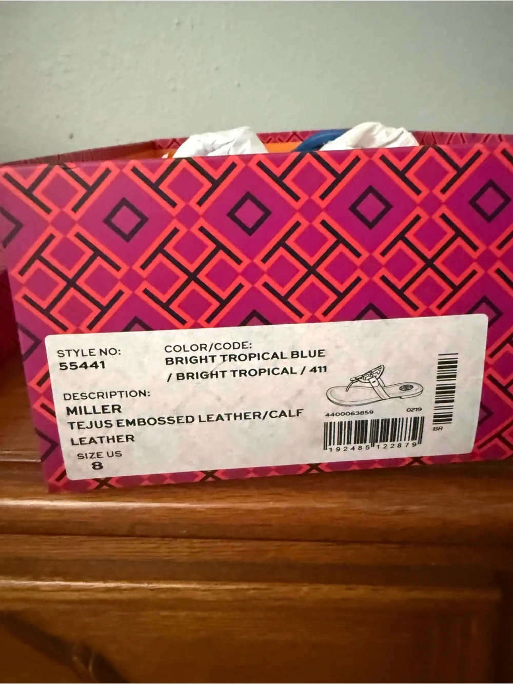 Tory Burch Blue Miller  Sandals